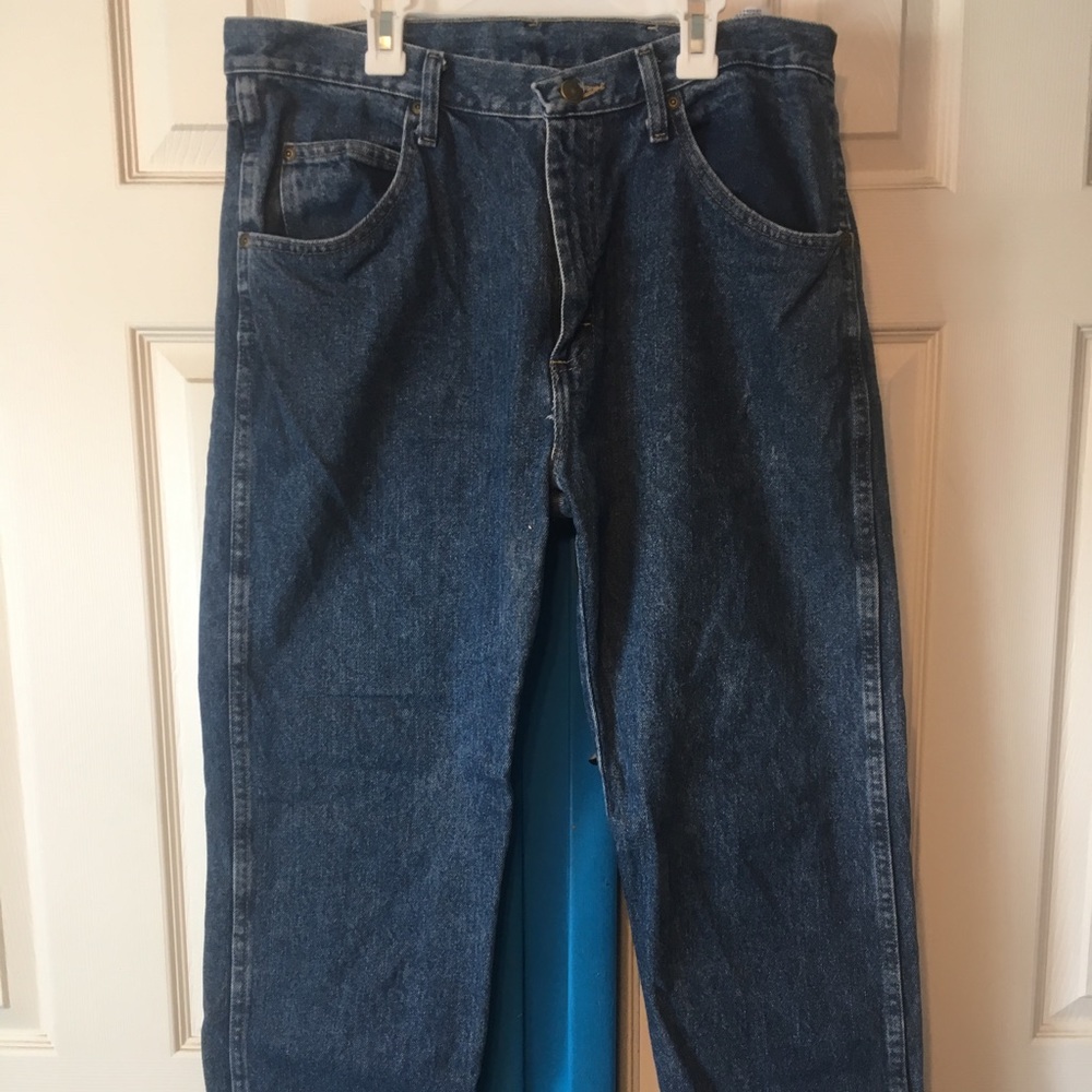 Blue Wrangler jeans